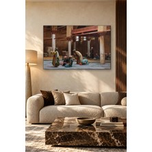 Fida Gerome Kahire Camisinde Cemaat Canvas Tablo