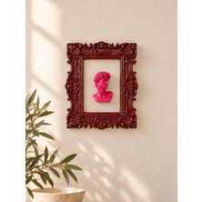 Megys Studio Barok Boşluk Detay Dikdörtgen Bordo Parlak Pinterest Çerçeve