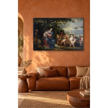 Fida Van Dyck Mısır'a Kaçışta Dinlenen Kutsal Aile Canvas Tablo