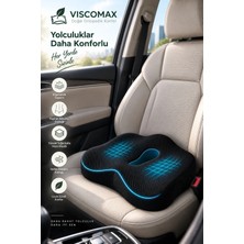 Viscomax Araç Koltuk Oturma Minderi – Ortopedik Visco Uzun Yol Oto Minderi