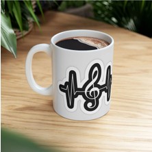 Müzik Kupa Bardak Music Mug Arkadaşa Hediye Müzik Öğretmeni Kupa Bardak