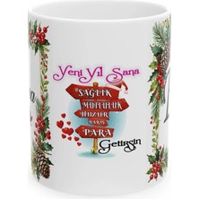 Yeni Yıl Kupa Bardak Mutlu Yıllar Kupa Bardak Noel Kupa Bardak Christmas Mug