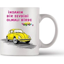 Vosvos Vw Beetle Tasarım Kupa Bardak