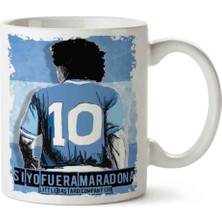 Maradona Baskılı Kupa Bardak