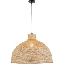 Çelik Ticaret Venira 10 Büyük Boy 50’lik Bamboo Tekli Sarkıt, Doğal Ahşap