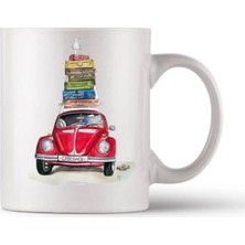 Vosvos Vw Beetle Tasarım Kupa Bardak
