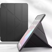 Çelik Ticaret Prime iPad Air 11 M4 Için Kılıf A2902 11 Inç (2026) Kalem Koyma Bölmeli, Stand Olan, Uyku Modlu Silikon Arka Yüzey Deri, Ergonomik Yapılı, Attractive