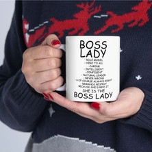 Boss Lady Patron Kadın Rol Modeli Kupa Bardak Lider Kadın Arkadaşa Hediye Kupa Bardak