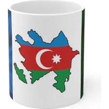 Az?rbaycan Azerbaycan Temalı Bayrağı Kupa Bardak
