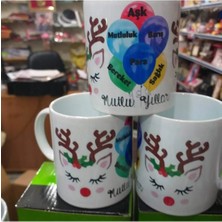 Yeni Yıl Yılbaşı Kupa Bardak