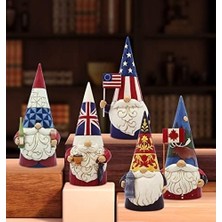 Çelik Ticaret Jim Shore Heartwood Dünyanın Etrafında Cüceler Amerikan Heykelcik, 13 Cm, Çok Renkli