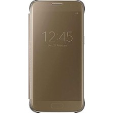 Çelik Ticaret Prime Galaxy S7 Cep Telefonu Kılıfı, Şeffaf Altın
