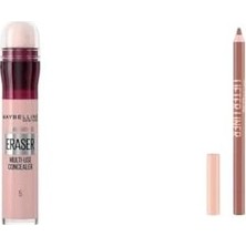 Çelik Ticaret New York Anti Age Eraser Kapatıcı- 05 Brighten & New York Lifter Gloss Nemlendirici Dudak Parlatıcısı - 05 On It