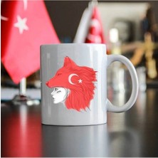 Bayrak Türk Polis Asker Jöh Pöh Bekçi Güvenlik Görevlisi Kupa Bardak