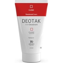 Çelik Ticaret Deotak Koruma 7 Güne Kadar Etkili Hassas Ciltler Için Kadın - Erkek Kullanım Krem Deodorant 35 ml