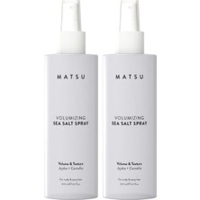 Çelik Ticaret Matsu Professional Volumizing, Deniz-Tuzu Hacim Bakım Spreyi, 200 ml (2 Paketi)