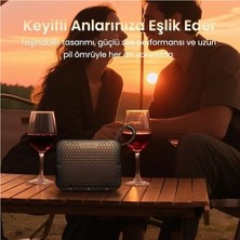 Çelik Ticaret Prime M1 5W Su Geçirmez Taşınabilir Bluetooth 5.4 Hoparlör Gri
