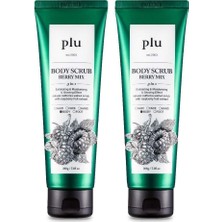 Çelik Ticaret Plu Original Body Scrub Mix 200 gr Kırmızı Meyveli Vücut Peelingi (2 Paketi)