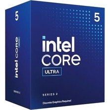 Çelik Ticaret Intel Core Ultra 5, 225F.10 Core 6p-Cores + 4.9 Ghz, 5 225F Masaüstü Işlemci Sistemleri Için