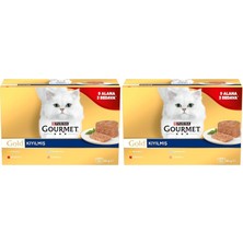 Çelik Ticaret Prime Kıyılmış Tavuk Etli Yaş Kedi Maması Multipack 85 Gr. (12 Al 9 Öde) (2 Paketi)