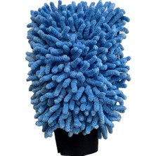 Çelik Ticaret - Peluş Araba Yıkama ve Temizlik Eldiveni, Mikrofiber Oto Yıkama Eldiven, Çift Taraflı Araç Detay Eldiveni