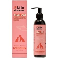 Çelik Ticaret Kito Balık Yağı 200 ml (Kedi ve Köpekler Için Omega 3 & 6 Içerikli Deri, Tüy, Eklem ve Kalp Sağlığı Destekleyici Balık Yağı)