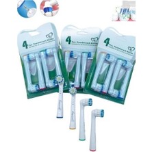 Çelik Ticaret 3 Paket Yedek Fırça Başlıkları, Oral B Için 12 Adet Elektrikli Diş Fırçası Başlığı, EB17-P Yumuşak Fırça Başlıkları Oral B Pro 1000/3000/5000, Vitalit
