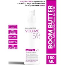 Çelik Ticaret Boom Butter Zayıf Ince Telli Saçlar Için Volume Saç Toniği 150ML