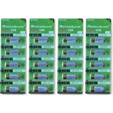 Çelik Ticaret 23A 12V Alkalin Pil Garaj Bariyer Kepenk Oyuncak Alarm Kumandası Kapı Zili Pili 20 Adet A23 E23A MN21 MS21 L1028 VA23GA