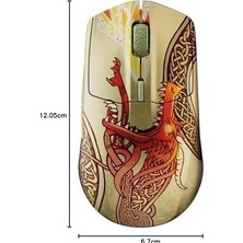 Çelik Ticaret Cs2 Dragon Counter-Strike Gaming Mouse - 2.4ghz & Bluetooth — 18.000 Dpı Truemove Air Optik Sensör