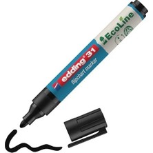 Çelik Ticaret Edding Flipchartmarker 31 Ecoline, Yeniden Doldurulabilir, 1,5 – 3 Mm, Siyah