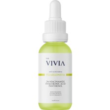 Çelik Ticaret The Vivia Siyah Nokta, Sivilce ve Akne Karşıtı, Gözenek Sıklaştırıcı Cilt Serumu Pelargonium Niacinamide Hyaluronic Acid Panthenol 30 ml