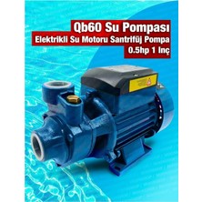 Çelik Ticaret Bakır Sargı Qb-60 1 Parmak 0.55 Hp 0.55 Kw Su Motoru Su Pompası Dinamo 220V
