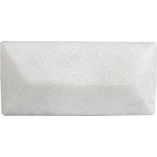Çelik Ticaret Çap 25MM x 50MM Beyaz Düğme Kulp/doğal Taş
