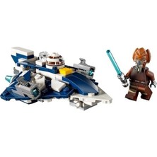Çelik Ticaret : Klon Savaşları Plo Koon'un Jedi Starfighter Mikro Savaşçısı 75400-6 Yaş ve Üzeri Çocuklar Için Minifigür Kokpiti ve 2 Mermi Atıcı Içeren Yaratıcı Oy