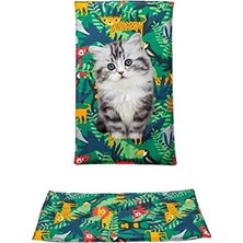 Çelik Ticaret Bypet Kedi Yatağı Kedi Taşıma Çantası Iç Minderi Yumuşak Yıkanabilir Kedi Minderi