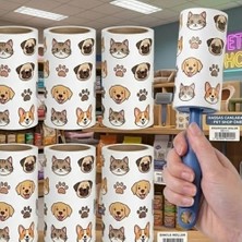 Çelik Ticaret Tüy Toplayıcı Roller Seti, 6 Rulo, Kedi ve Köpek Tüyü Temizleyici, Ergonomik Sap, Hassas Yüzeylere Uygun