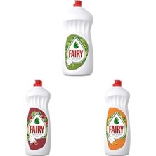 Çelik Ticaret Temiz & Ferah Sıvı Bulaşık Deterjanı 650 ml Elma Kokulu+Fairy Temiz & Ferah Sıvı Bulaşık Deterjanı 650 ml Nar Kokulu+Fairy Temiz & Ferah Sıvı Bulaşık