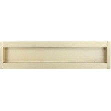 Çelik Ticaret 2165 Mat Altın Rengi Gömme Kulp 320 mm Renksiz Tek Ebat SSY2165 0320 Bb-Bb