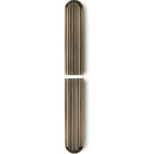 Çelik Ticaret 9022 -Çizgili Kulp Antik Renk Tek Adet 224 mm Antik Tek Ebat SSY9022 0224 Abm