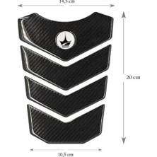 Çelik Ticaret Tank Pad, ile Uyumlu, Bmw ile Uyumlu, ile Uyumlu Tank Pad, Kaydırmaz Motosiket Tank Padi, Dayanıklı Motosiklet Yakıt Tankı Koruma. GC02 (Karbon)