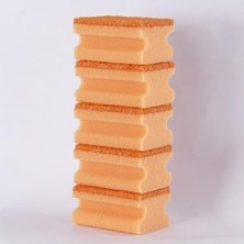 Çelik Ticaret Everklean 5'li Oluklu Turuncu Ekonomik Tırnak Korumalı Bulaşık Süngeri