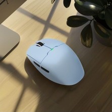 Çelik Ticaret Aıgo GM80 Pro Mavi Kablosuz Gaming Mouse - 26000 Dpı, Ultra Hafif 48G, PAW3395 Sensör, 3 Modlu Bağlantı
