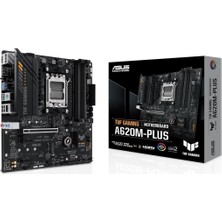 Asus Tuf Gaming A620M-PLUS Amd Am5 Ddr5 Micro Atx Anakart Outlet