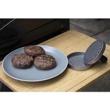 Çelik Ticaret Gurme Burger Presi, Sağlam Alüminyum, Mangal Aksesuarı, Köfte Presi, Yapışmaz