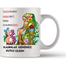 8 Mart Dünya Kadınlar Günü Kupa Bardak