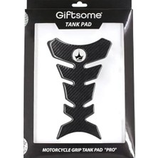 Çelik Ticaret Tank Pad | Triumph ile Uyumlu | Kaydırmaz ve Dayanıklı Karbon | Motosiklet Tank Pad | GC08 (Karbon)