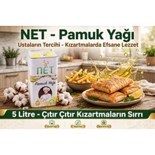 Net Rafine Pamuk Yağı 5 lt Doğal Katkısız Yemeklik Kullanım İçin Uygun