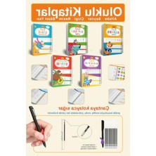 Dikkat Atölyesi Yayınları 5'li Oluklu Set Güzel Yazı Defteri, Resim, Çizgileri, Harfleri ve Sayıları Yazmayı Öğreten Kitap