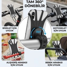Ett Cazibiz Esnek Silikon Örümcek Bisiklet Telefon TUTUCU-448655